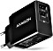 AXAGON ACU-DS16 5V/2.2A + 5V/1A Smart Wall Charger schwarz
