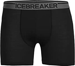 Icebreaker Anatomica Boxershorts schwarz (Herren)