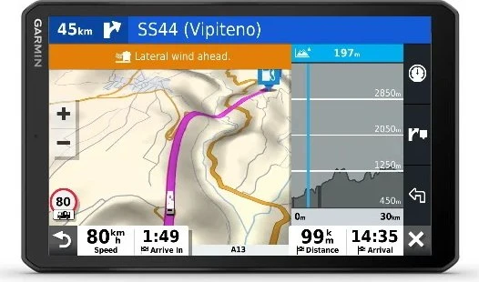 GPS Garmin Camper 890 MT-S EU - Écran 8 Pouces, Itinéraires Personnalisés Pour Camping-Car Avec Alertes