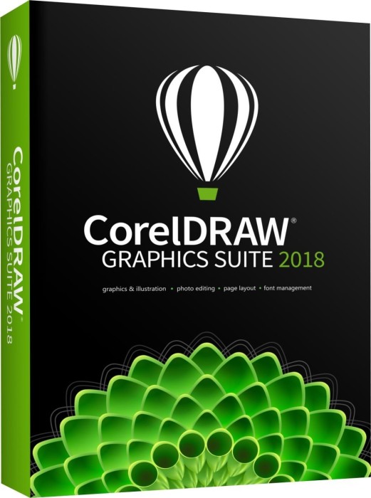 Corel CorelDraw Graphics Suite 2018, ESD (wersja wielojęzyczna) (PC)
