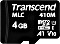Transcend 410M R95/W12 microSDHC 4GB, UHS-I U1, A1, Class 10 (TS4GUSD410M)