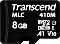 Transcend 410M R95/W20 microSDHC 8GB, UHS-I U1, A1, Class 10 (TS8GUSD410M)