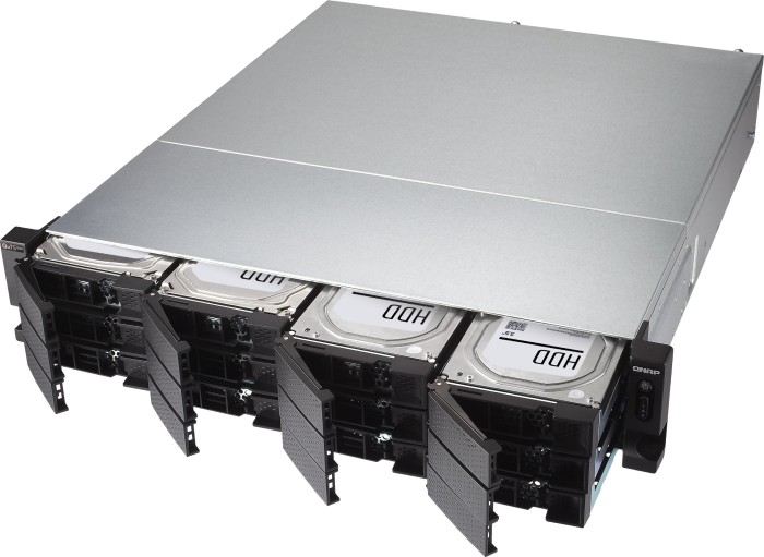 QNAP QuTS hero TS-h1886XU-RP-R2-D1622-32G 48TB, 32GB RAM, 2x 10Gb SFP+, 4x 2.5GBase-T, 2HE