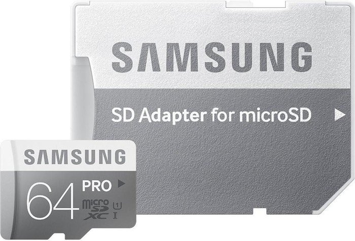 Samsung PRO, microSD UHS-I U3, Rev-E