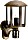 albert 1836 czujnik lampa naścienna na stojąco brązowy-mosiądz (651836)