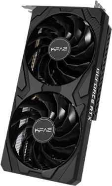 KFA2 GeForce RTX 3060 Ti Plus V2 (1-Click OC), 8GB GDDR6X, HDMI, 3x DP