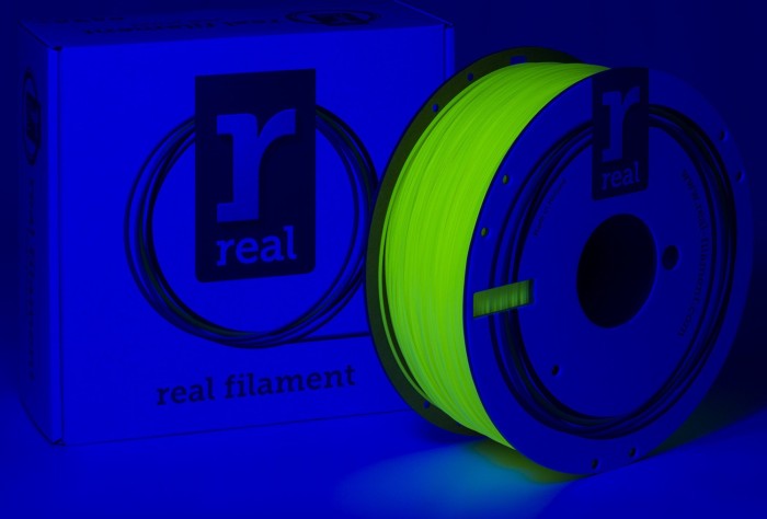 REAL-Filament PLA, Fluorescent Yellow, 1.75mm, 1kg