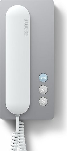 Siedle BTS 850-02 A/W szyna-Telefony Standard aluminiowy biały, stacja wewnętrzna