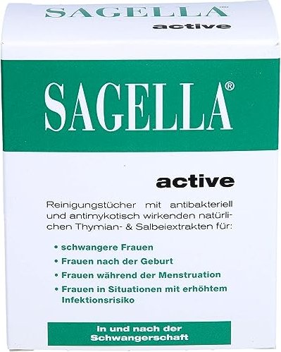 Sagella active Intim ściereczki czyszczące, 10 sztuk