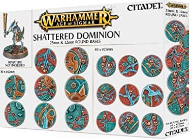 Games Workshop Warhammer Age of Sigmar - Shattered Dominion - Rundbases (25mm & 32mm)