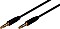 Wentronic Goobay AUX przewód po&#322;&#261;czeniowy, Jack 3.5mm wtyczka/wtyczka, 4-Pin, czarny 1.5m, bulk (63828)
