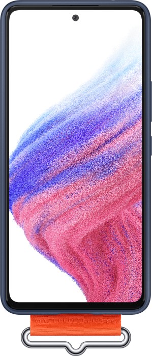 Samsung Silicone Cover with Strap für Galaxy A53 5G