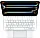 Apple Magic keyboard, KeyboardDock do iPada Pro 11" (M4), biały, EN (MWR03Z/A)