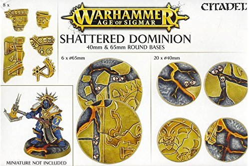 Games Workshop Warhammer Age of Sigmar - Shattered Dominion - Rundbases