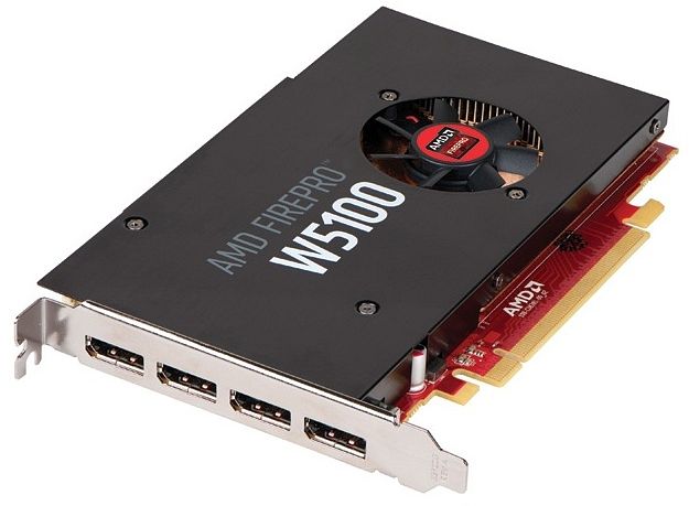 AMD FirePro W5100, 4GB GDDR5, 4x DP