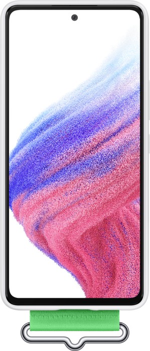 Samsung Silicone Cover with Strap für Galaxy A53 5G