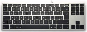 Matias RGB wired aluminium TKL Mac Keyboard, black/grey, USB, UK (FK308LB-UK)