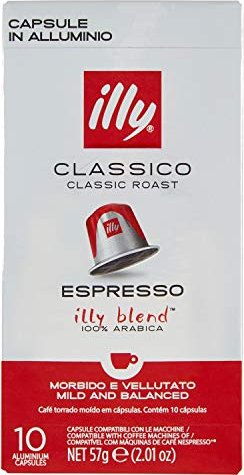 illy Espresso Classico Klassische Röstung Kaffeekapseln, 10er-Pack
