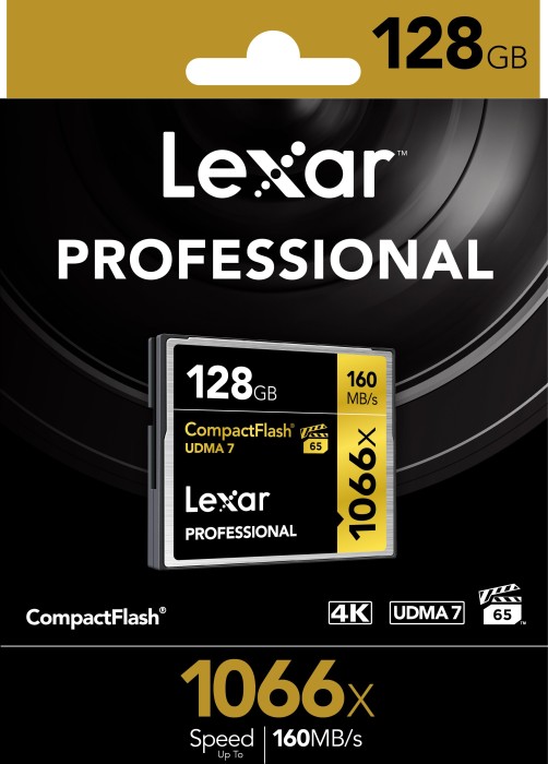 Lexar Professional UDMA 1066x R160 CompactFlash Card 128GB