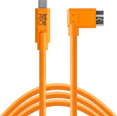Tether Tools TetherPro USB 3.1 Gen 1 przewód USB-C/Micro-USB-B łamany 4.6m pomarańczowy
