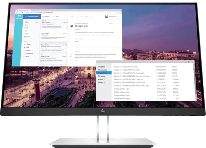 HP E23 G4 FHD USB Hub – Bildschirm