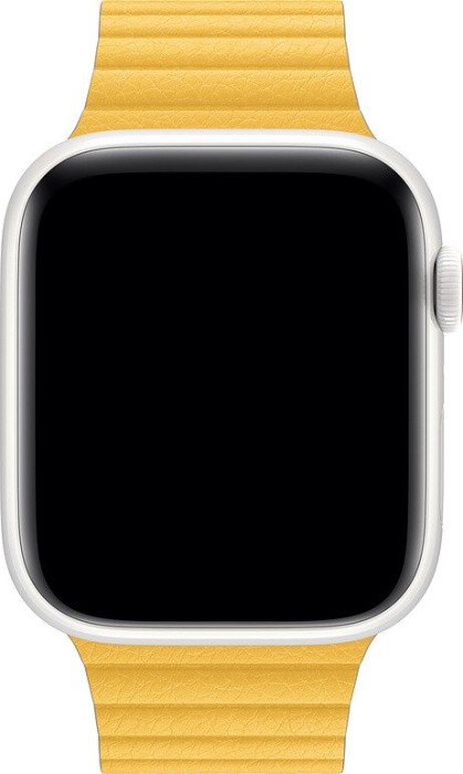 Apple Lederarmband mit Schlaufe Medium für Apple Watch 44mm sonnengelb