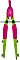 Aristo TopLine cyrkiel szybkoprzestawny, zielony/ró&#380;owy (AR55731)