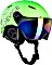 Black Crevice Vail kask neon green
