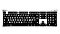 LogicKeyboard ALBA LargePrint White on Black Mac, USB, FR (LKB-LPRNTWB-CWMU-FR)