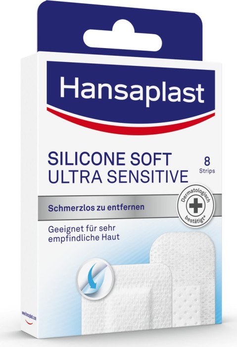 Hansaplast Silicone Soft, 8 sztuk