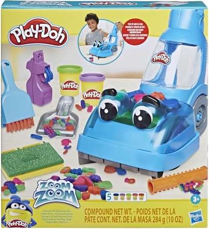 Hasbro Play-Doh Zoom Zoom Saugen und Aufräumen Set
