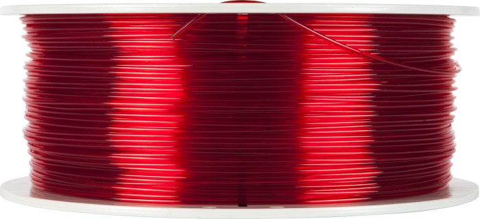 Verbatim PET-G, Transparent Red, 1.75mm, 1kg