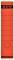 Leitz Rückenschilder do Standard-/Hartpappe-segregator czerwony, 10 sztuk (16400025)