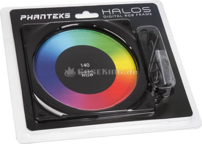 Phanteks Halos Digital RGB LED 140mm Rahmen, schwarz