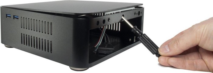 Inter-Tech A80, czarny, mini-ITX, 60W zewn.