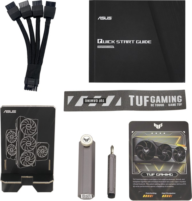 ASUS TUF Gaming GeForce RTX 4090 OC, TUF-RTX4090-O24G-GAMING, 24GB GDDR6X, 2x HDMI, 3x DP