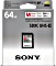 Sony SF-M Series R260/W100 SDXC 64GB, UHS-II U3, Class 10 Vorschaubild