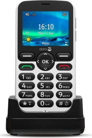 Doro 5860 6,1 cm 2.4 112 g Schwarz Einsteigertelefon
