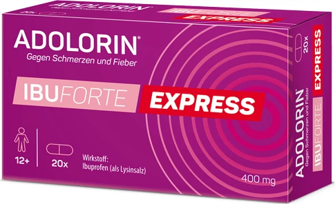 Adolorin Ibuforte Express 400mg Filmtabletten, 50 Stück ab € 21,45 ...
