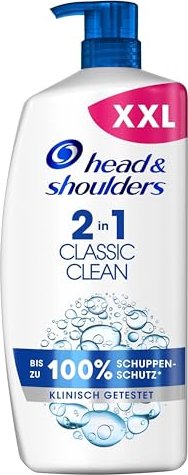 Head & Shoulders Classic Clean Anti-Schuppen Shampoo, 900ml