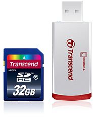 Transcend SDHC 32GB Kit, Class 10