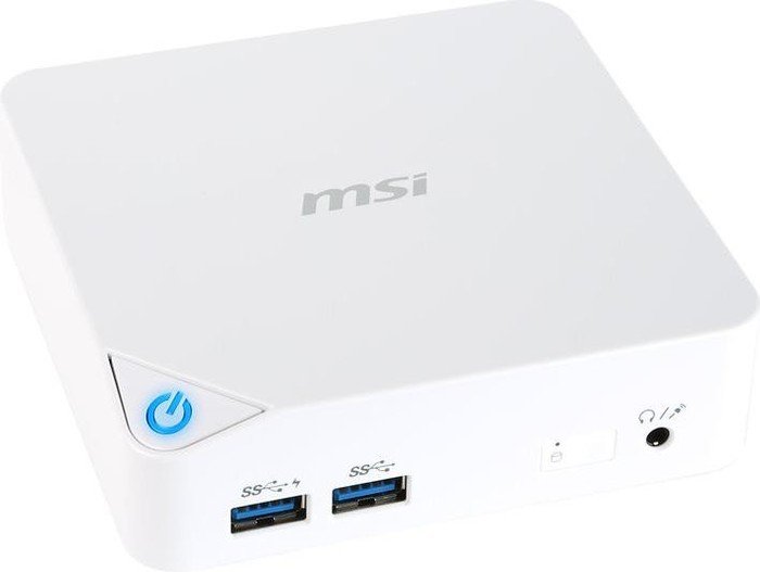 MSI Cubi-W3805U2GXXDXX biały, Pentium 3805U, 2GB RAM, 128GB SSD
