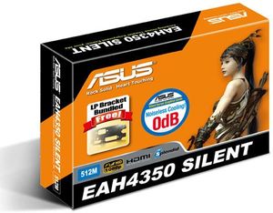 ASUS Radeon HD 4350, EAH4350 SILENT/DI/512MD2[LP], 512MB DDR2, VGA, DVI, HDMI