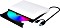 Gembird Externes USB-DVD-Laufwerk schwarz/weiß, USB-A/USB-C 3.0 (DVD-USB-03-BW)