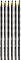 Faber-Castell Grip 2001 Bleistift H silber, 6er-Pack (117011#6)