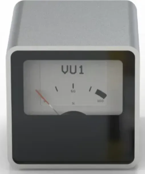Streacom VU1 Dynamic Analogue Dials, Zeigermessgerät, srebrny, zestaw startowy, 1x hub, 3x Dials, sztuk 4-zestaw