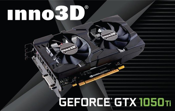 INNO3D GeForce GTX 1050 Ti Twin X2, 4GB GDDR5, DVI, HDMI, DP