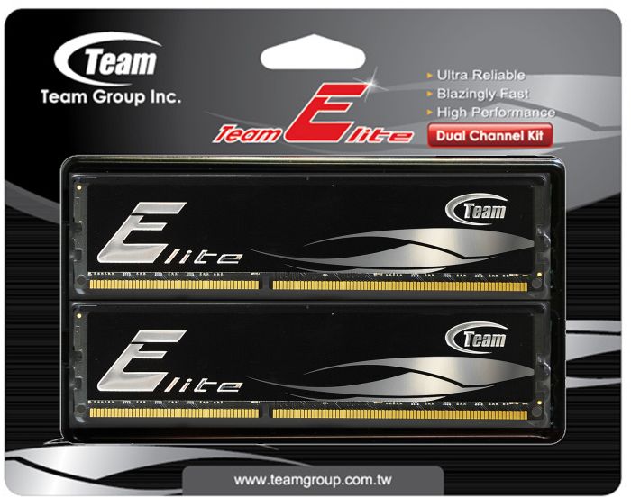 TeamGroup Elite schwarz DIMM Kit 8GB, DDR3-1600, CL11-11-11-28
