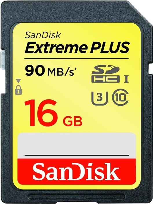 SanDisk Extreme PLUS R90/W60 SDHC 16GB, UHS-I U3, Class 10, 2er-Pack