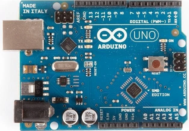 Arduino Uno SMD + Franzis: the Arduino Uno starter package | Price ...